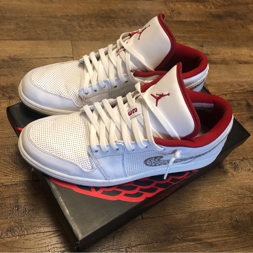 Jordan 1 low size 14 elephant print